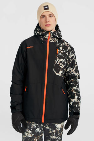 ski-jas FWC'Cruz Block zwart/beige/oranje