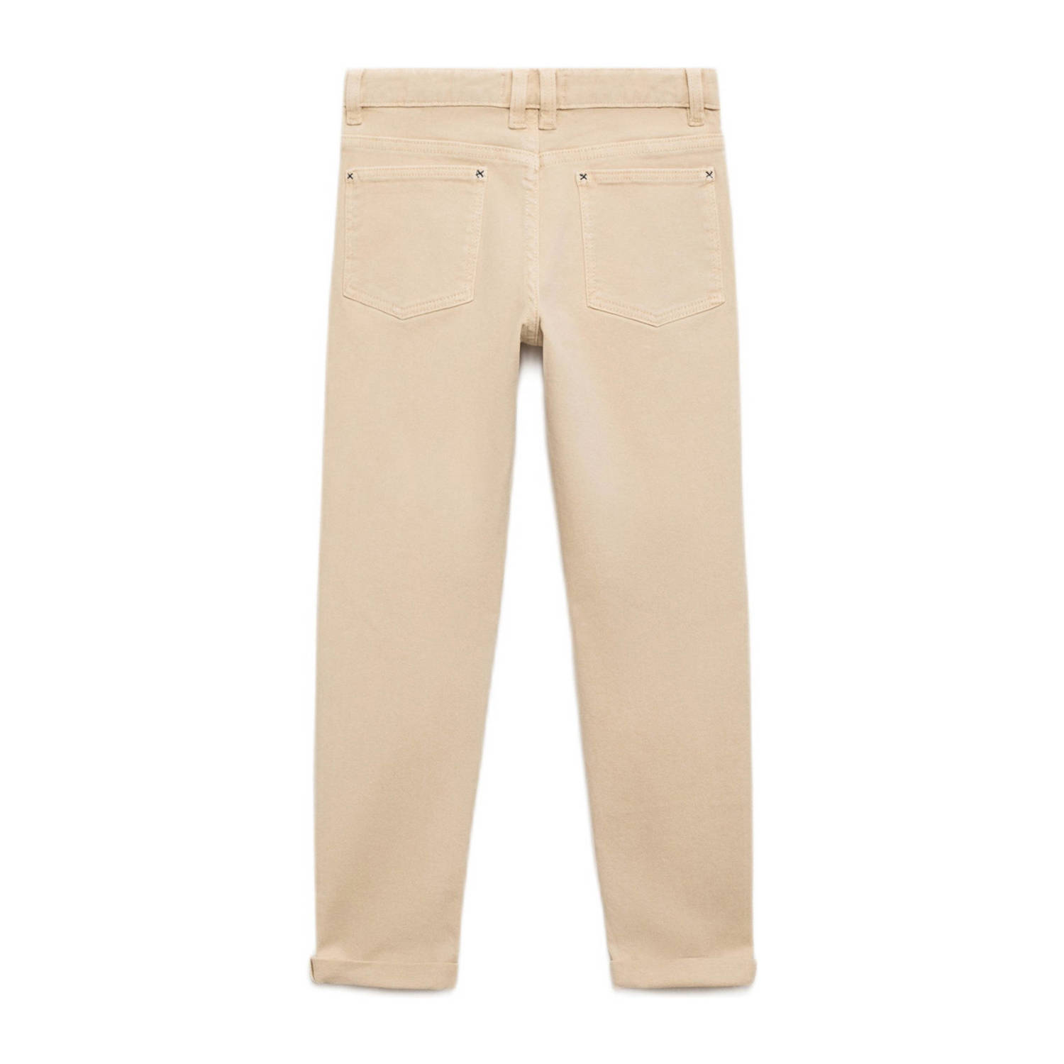 Mango Kids regular casual broek beige