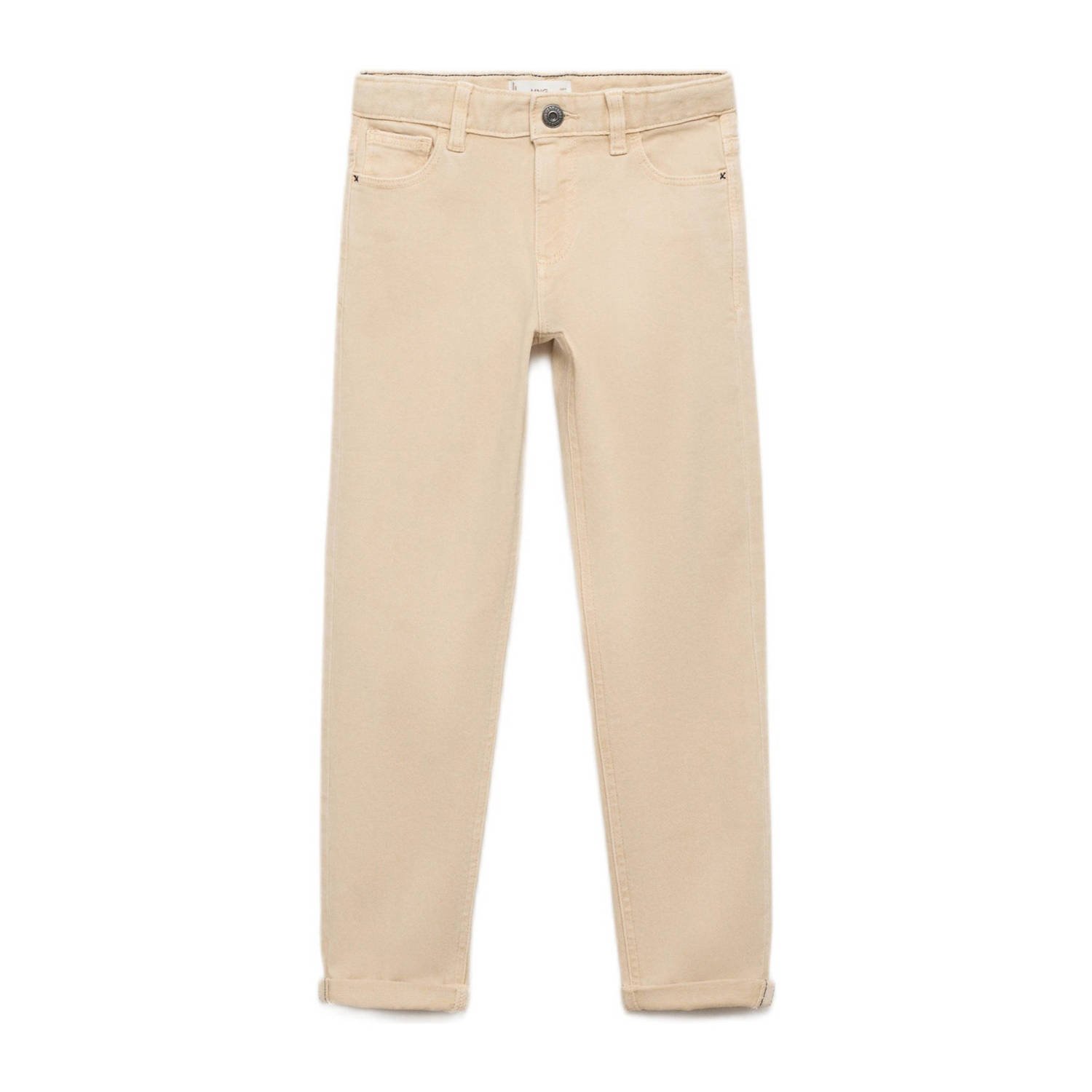 Mango Kids regular casual broek beige