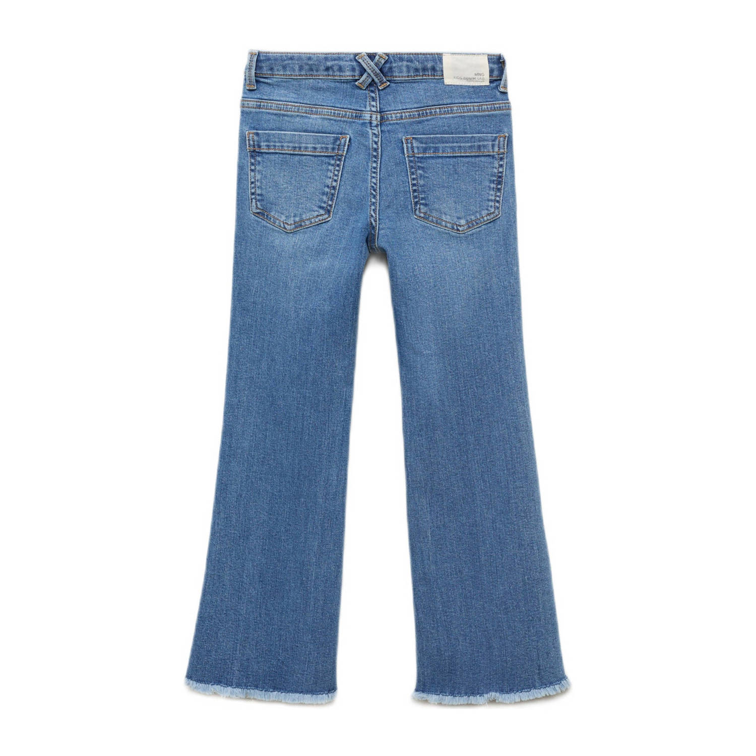 Mango Kids flared jeans medium blue denim