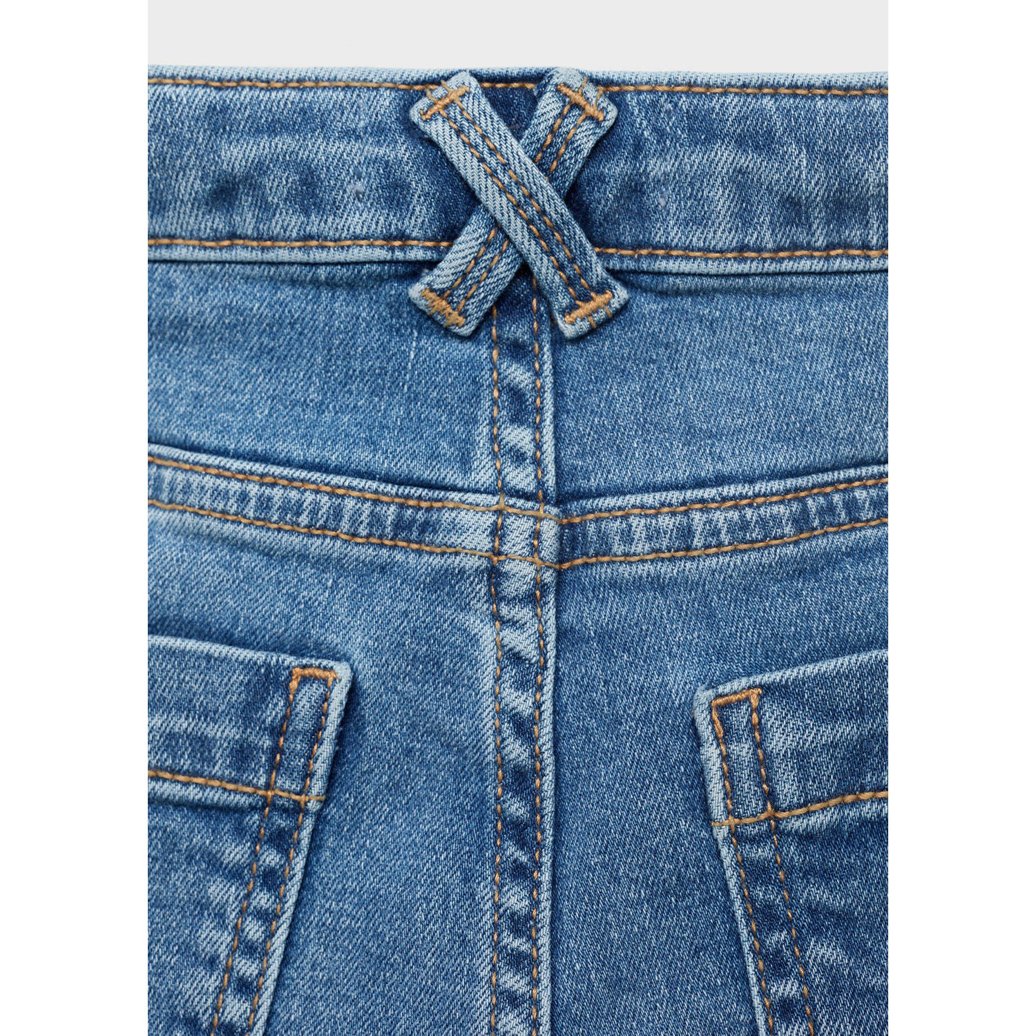 Mango Kids flared jeans medium blue denim