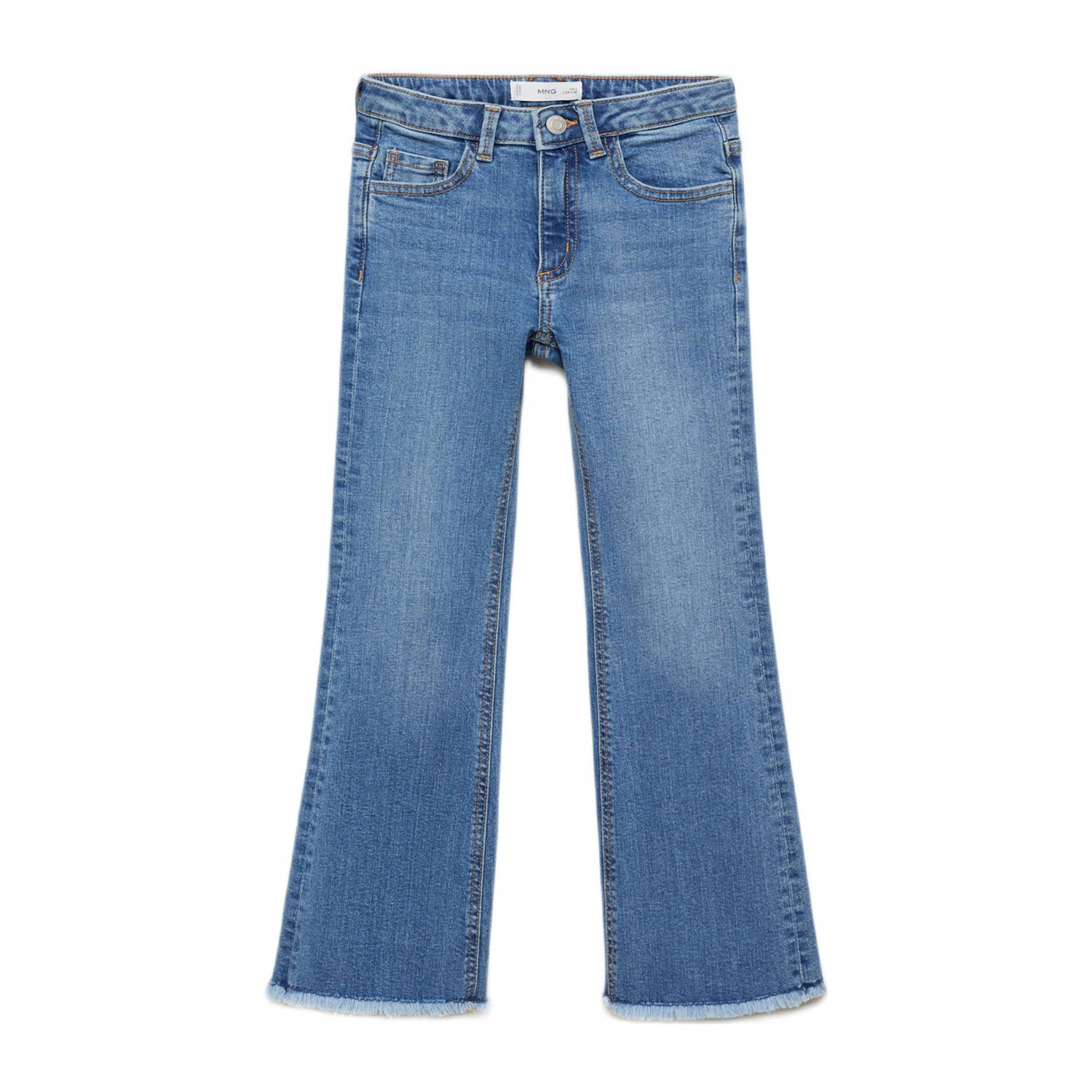 Mango Kids flared jeans medium blue denim