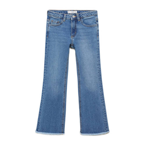 Mango Kids flared jeans medium blue denim afbeelding