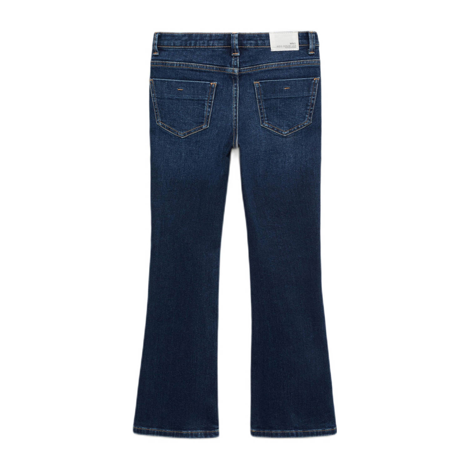 Mango Kids flared jeans dark blue denim