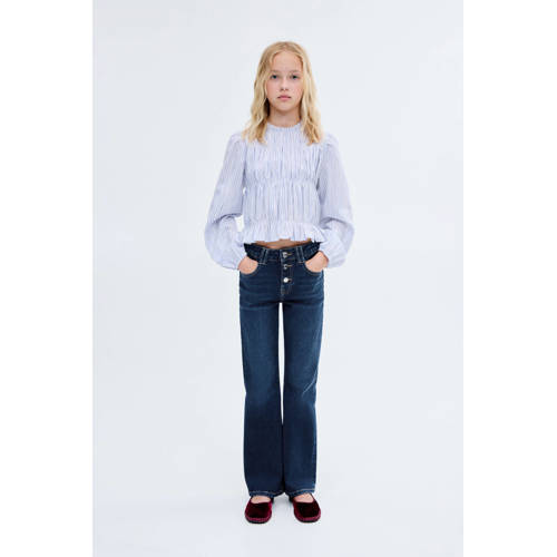 Mango Kids flared jeans dark blue denim afbeelding
