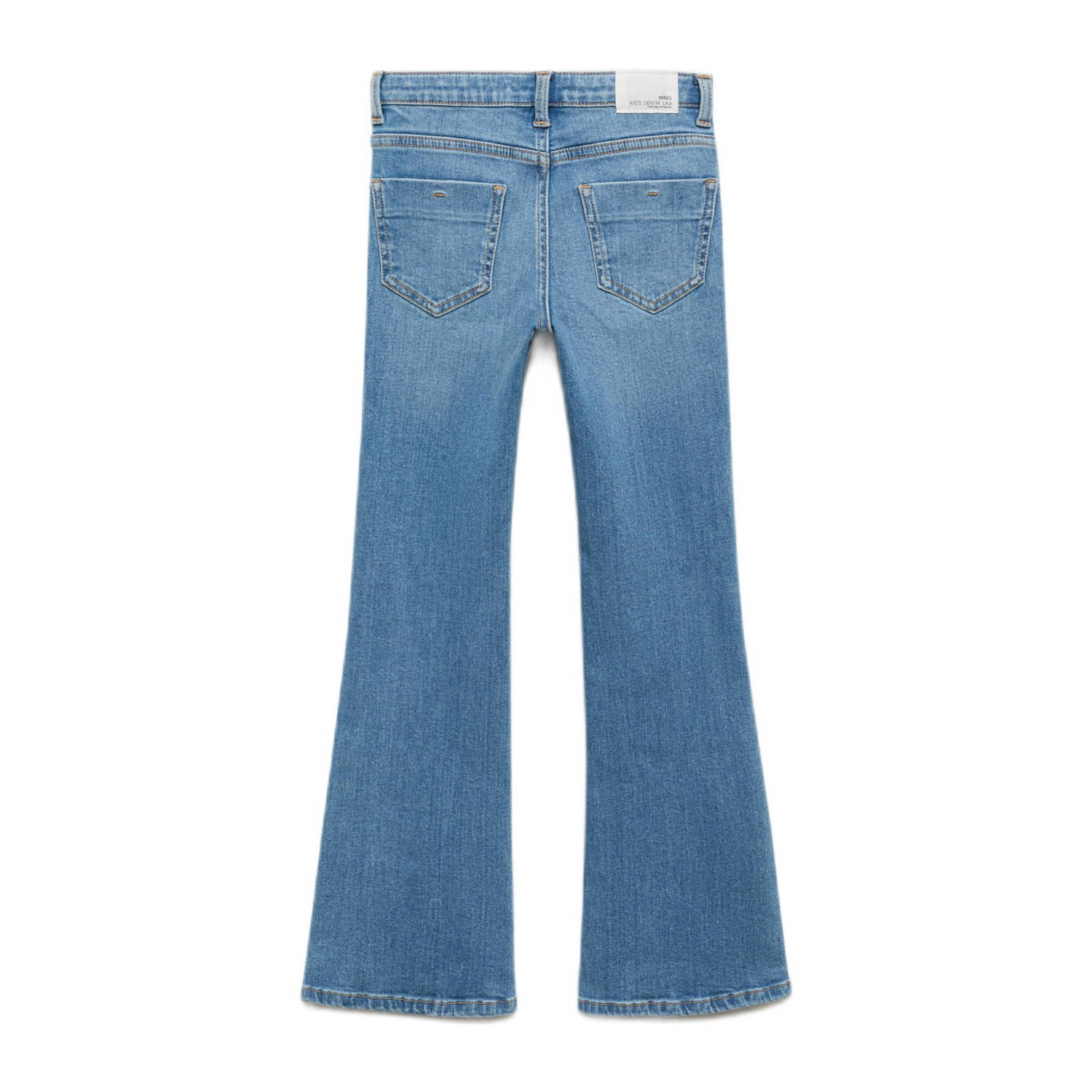 Mango Kids flared jeans medium blue denim