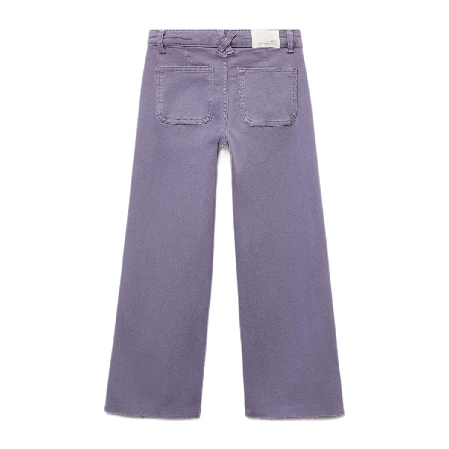 Mango Kids wide leg jeans paars