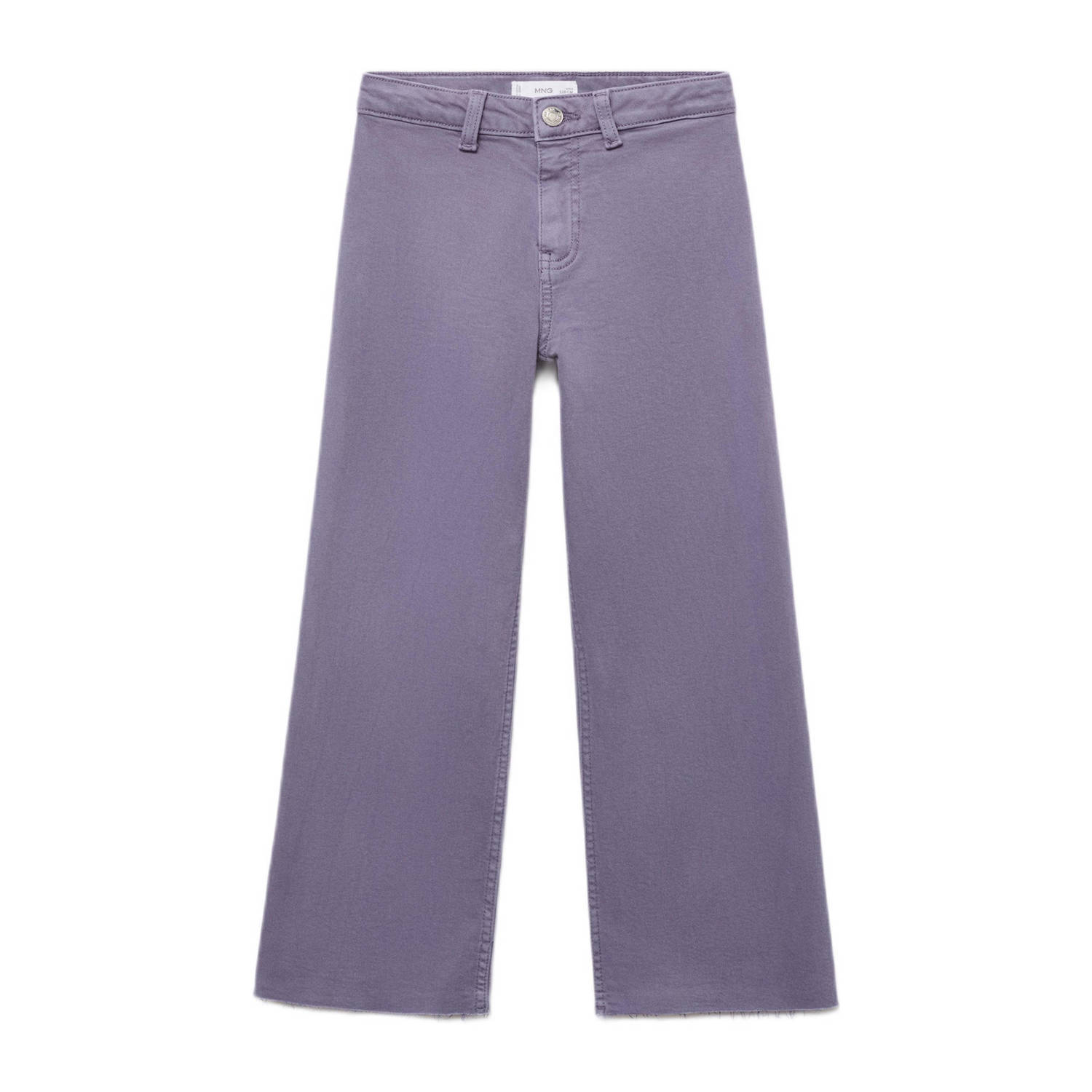 Mango Kids wide leg jeans paars