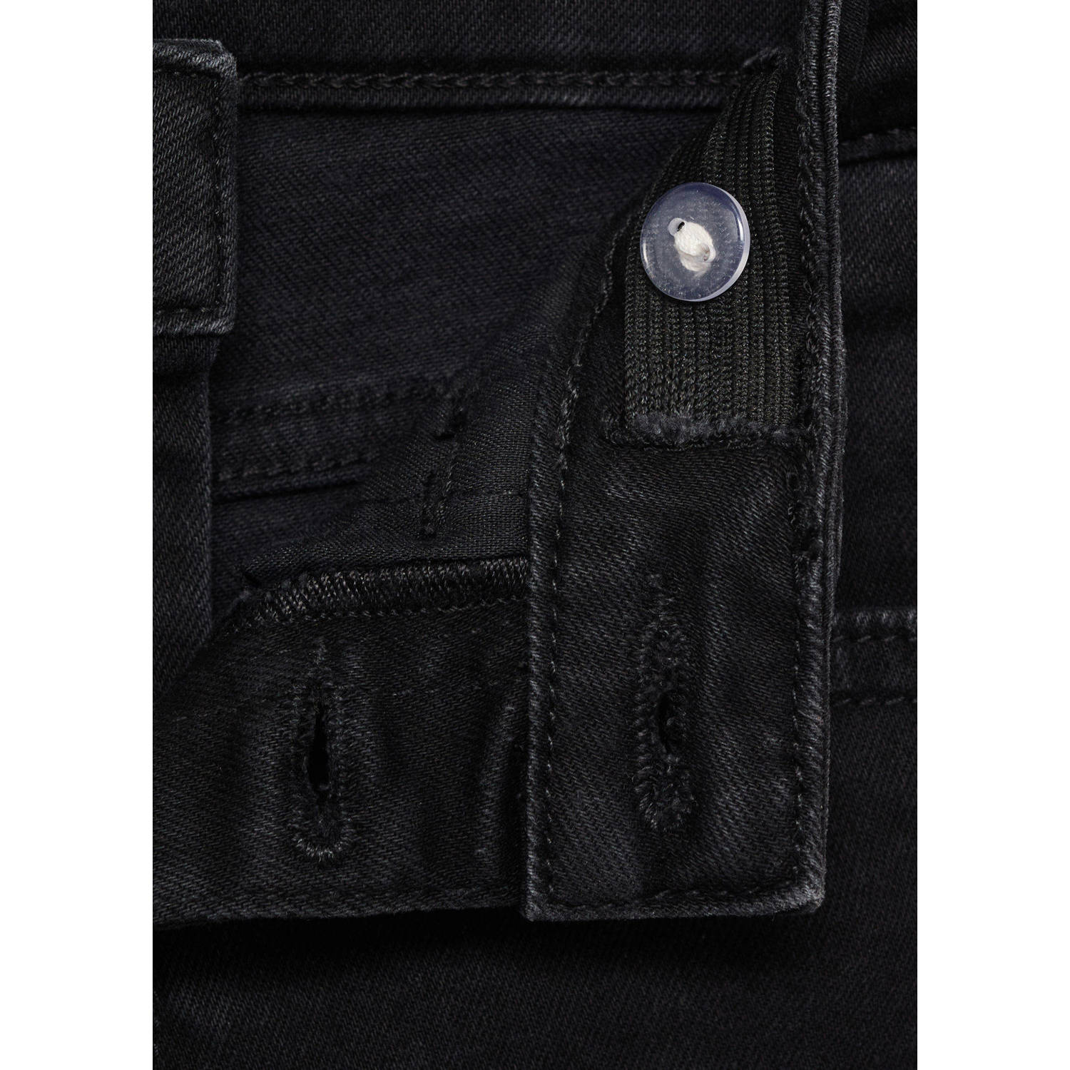 Mango Kids flared jeans black denim