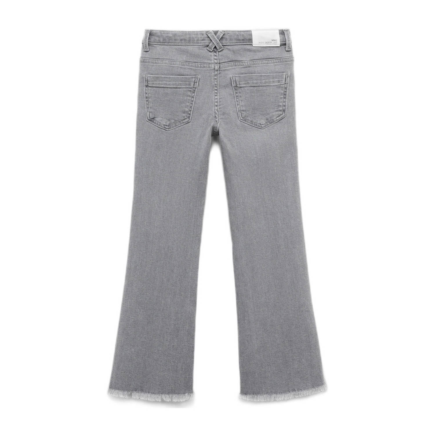 Mango Kids flared jeans grey denim