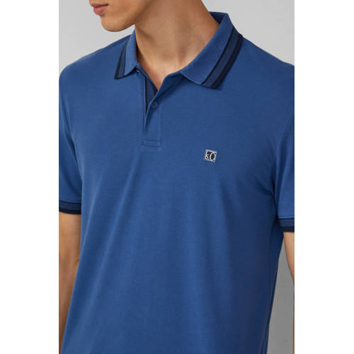 s.Oliver regular polo blauw afbeelding
