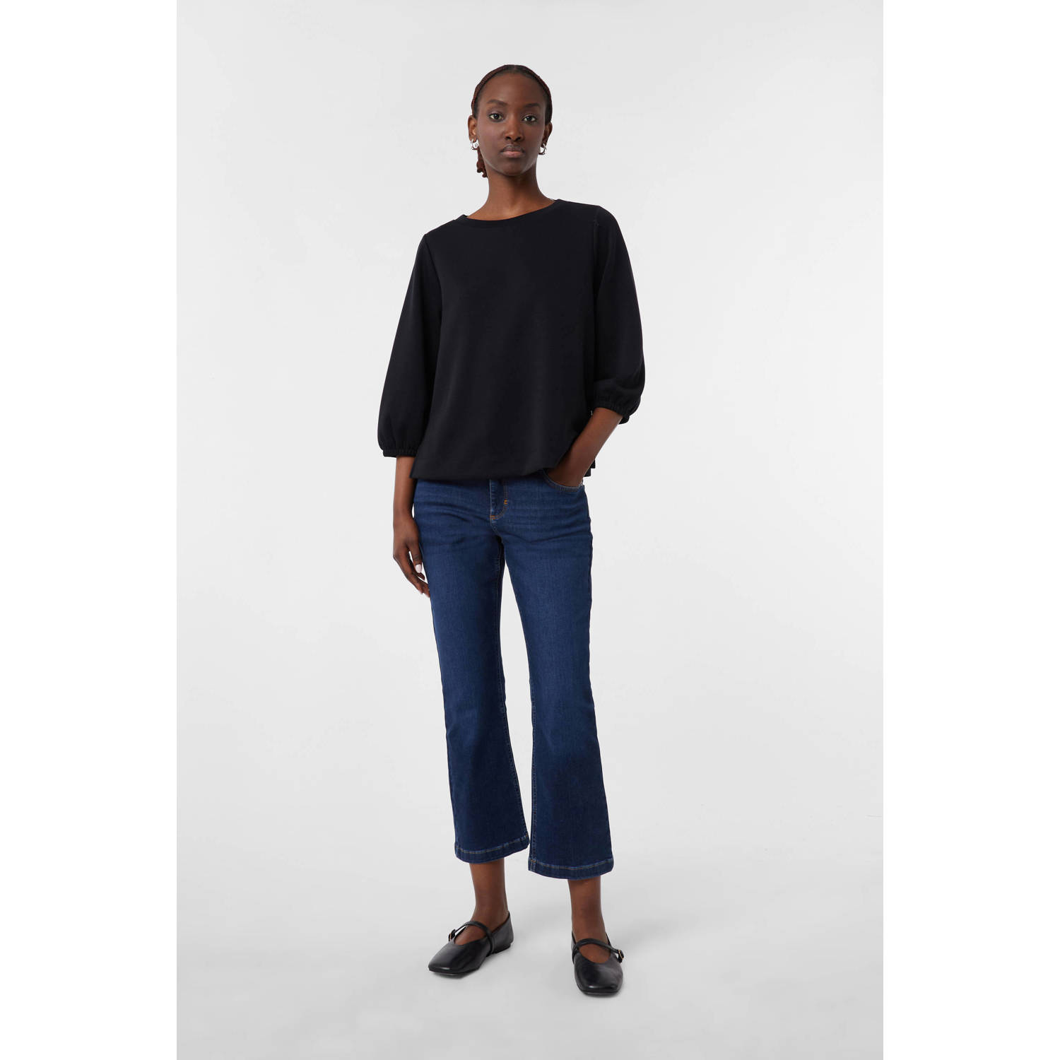comma sweater zwart
