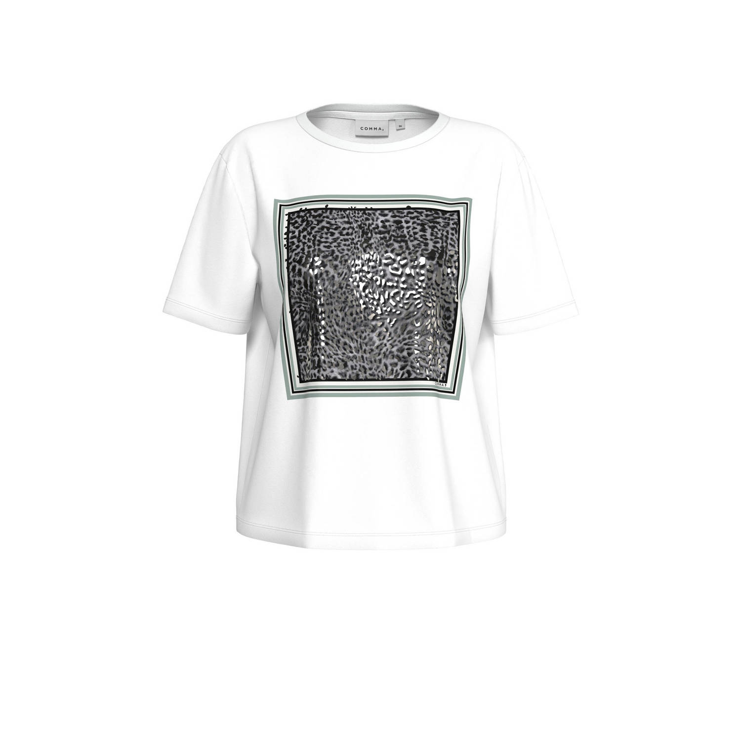 Comma T-shirt wit