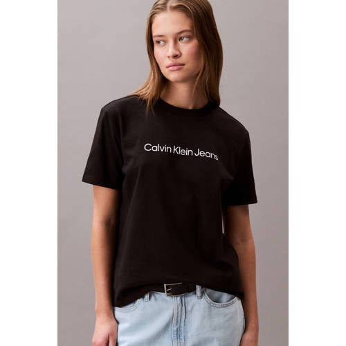 CALVIN KLEIN JEANS T-shirt zwart afbeelding