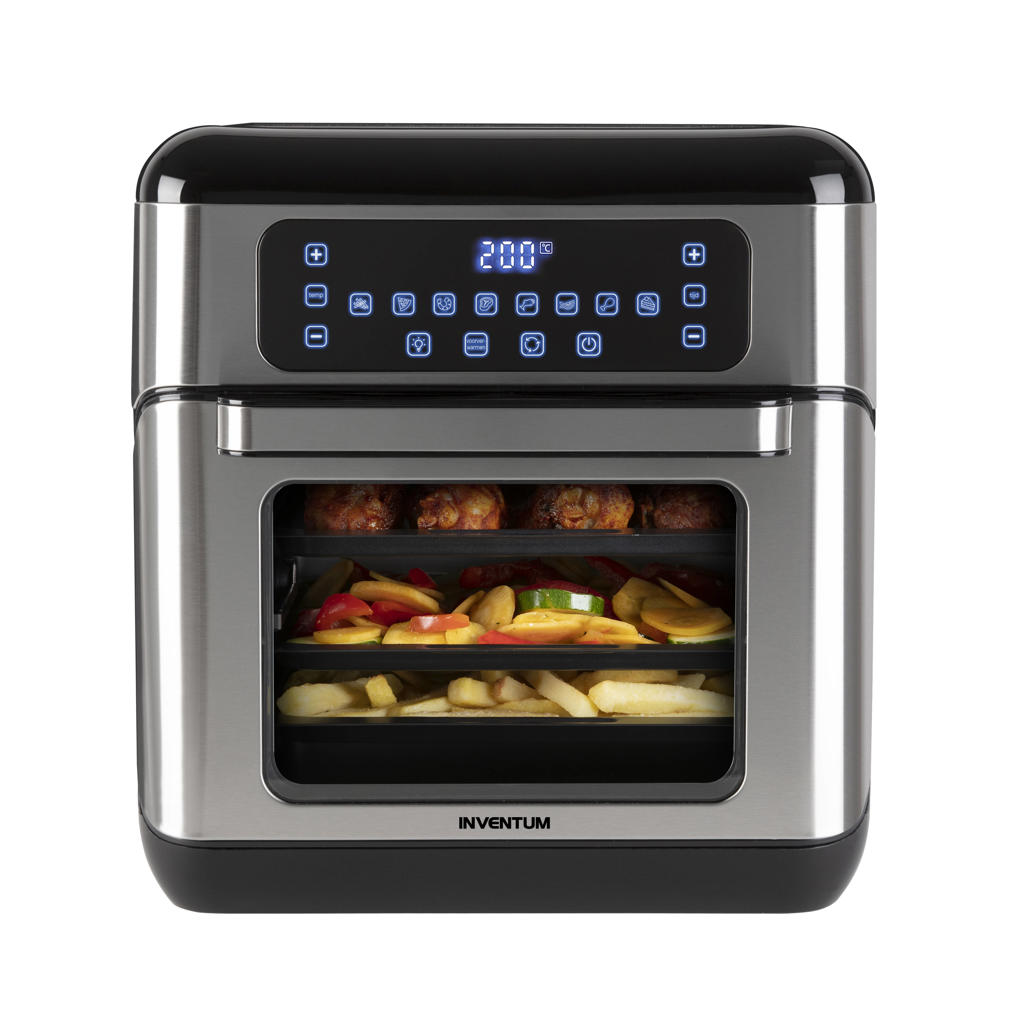Inventum airfryer - GF1200HLD - 12 liter - zwart/RVS