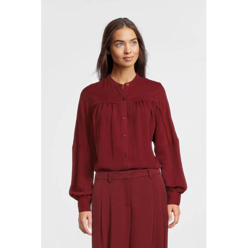 MSCH Copenhagen blouse donkerrood afbeelding