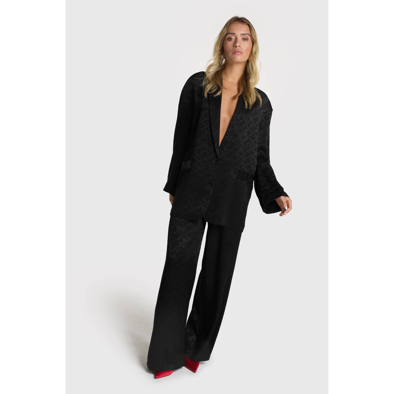 Alix the Label oversized blazer zwart