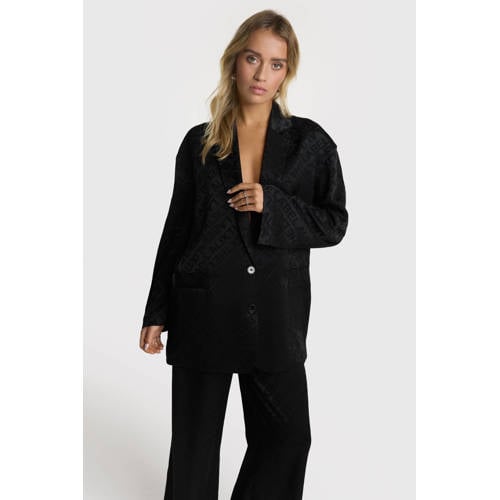 Alix the Label oversized blazer zwart afbeelding