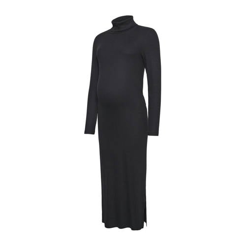 MAMALICIOUS zwangerschaps maxi jurk zwart afbeelding
