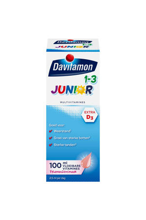 Junior 1+ vloeibare vitamines framboos - 100 ml