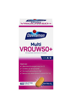 Multi Vrouw 50+ tabletten - 60 stuks
