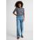 Anytime high waist wide leg jeans light blue