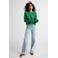 Anytime high waist wide leg jeans bleached blue