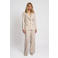 Fifth House straight high waist broek beige