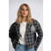 Fifth House cropped blazer donkerblauw