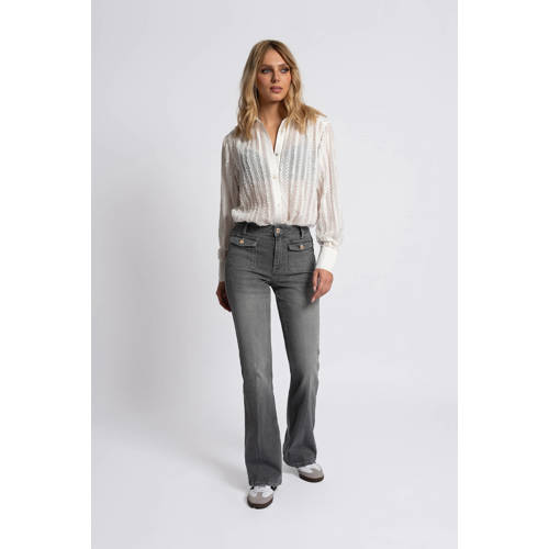 Fifth House straight leg jeans grey denim afbeelding