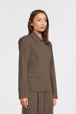 getailleerde blazer bruin