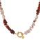 Label Kiki gold plated ketting Red Rock