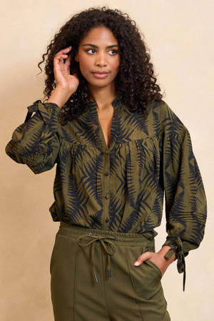 blouse groen