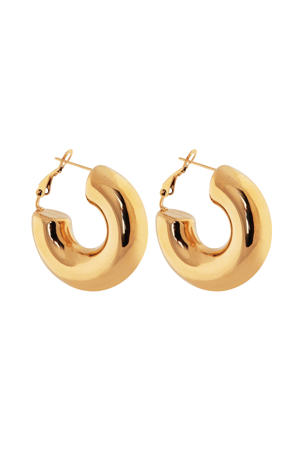 gold plated oorbellen Perfect Statement
