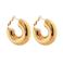 Label Kiki gold plated oorbellen Perfect Statement