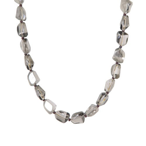 Label Kiki gold plated ketting Grey afbeelding