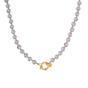 gold plated ketting Grey Flame
