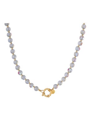 gold plated ketting Grey Flame