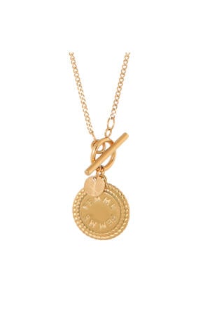 gold plated ketting Femme