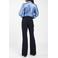 Aaiko satijnen blouse blauw