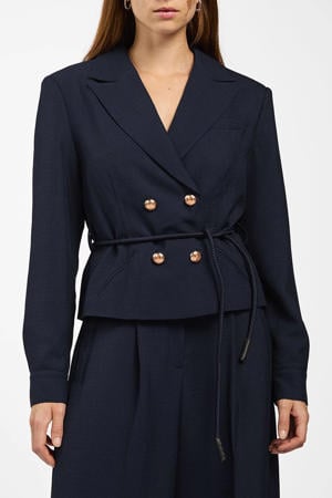 regular blazer donkerblauw