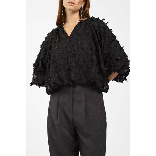 Aaiko blousetop zwart afbeelding