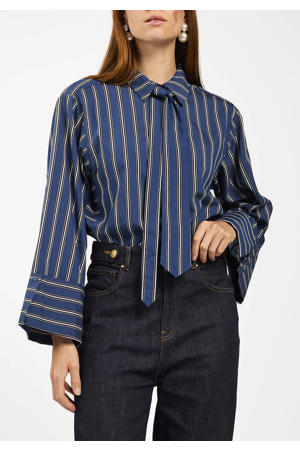 blouse donkerblauw