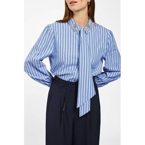 Aaiko blouse lichtblauw met glitter afbeelding