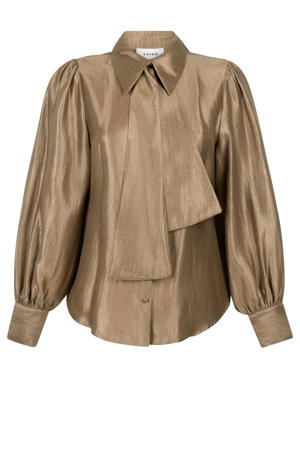 blouse bruin