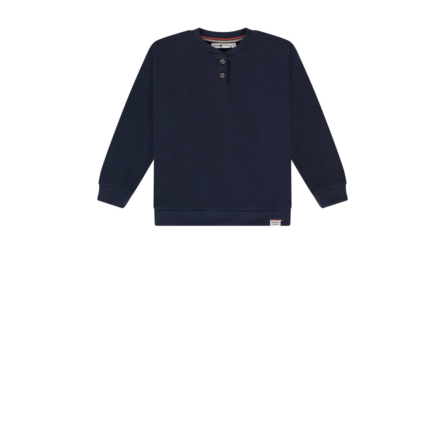 Stains&Stories longsleeve blauw