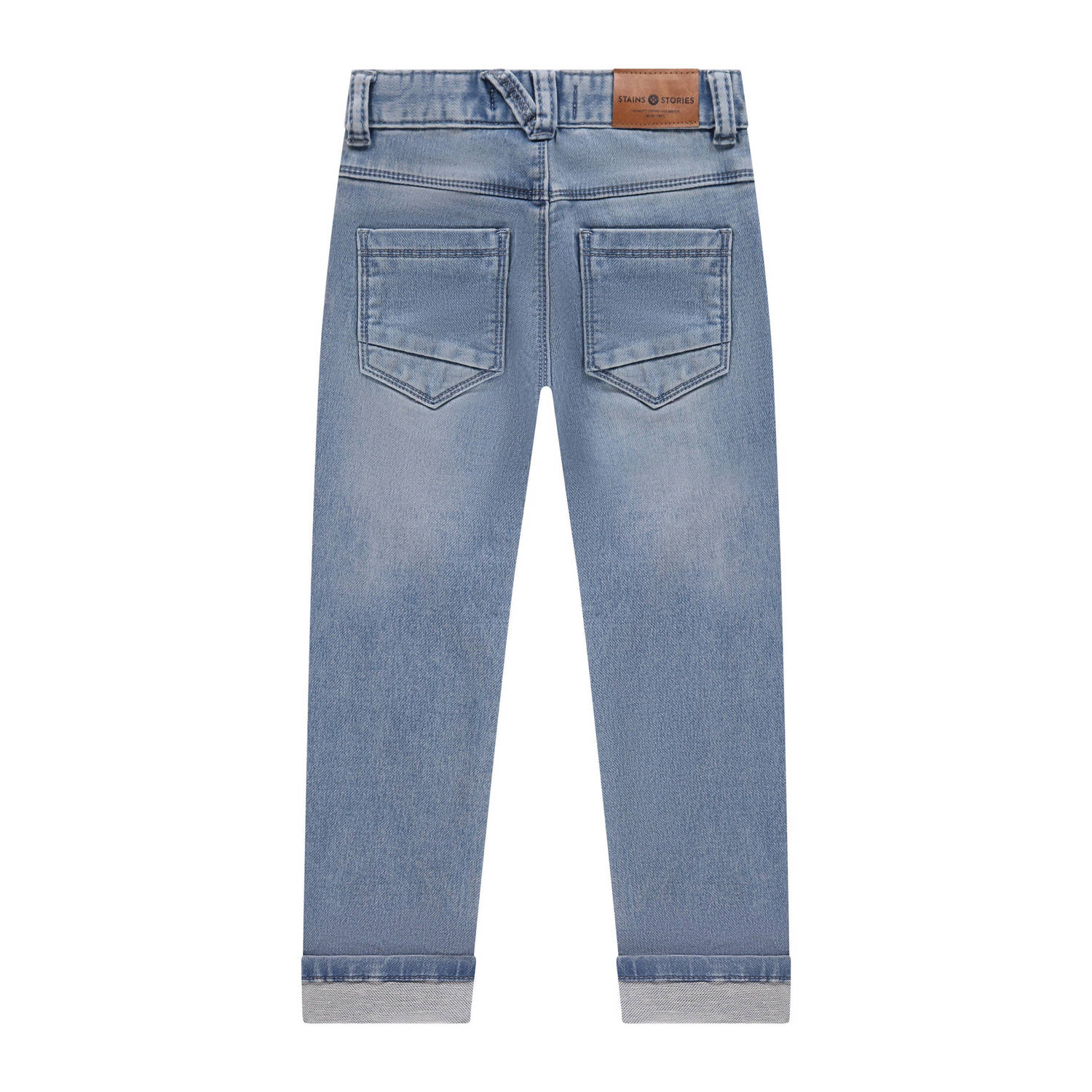 Stains&Stories regular waist regular fit jeans medium blue denim