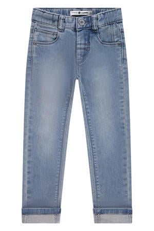 regular waist regular fit jeans medium blue denim