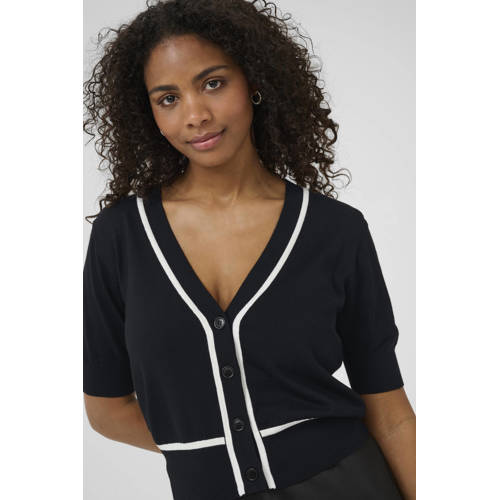 Kaffe vest zwart afbeelding