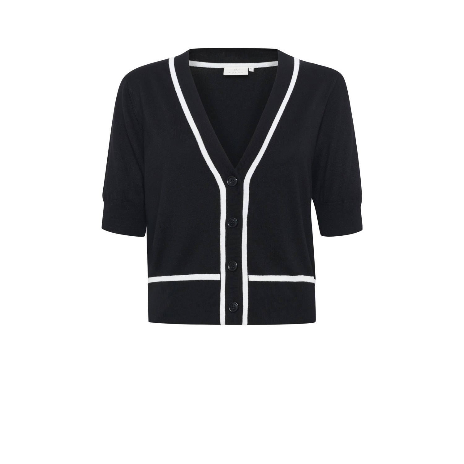 Kaffe vest zwart